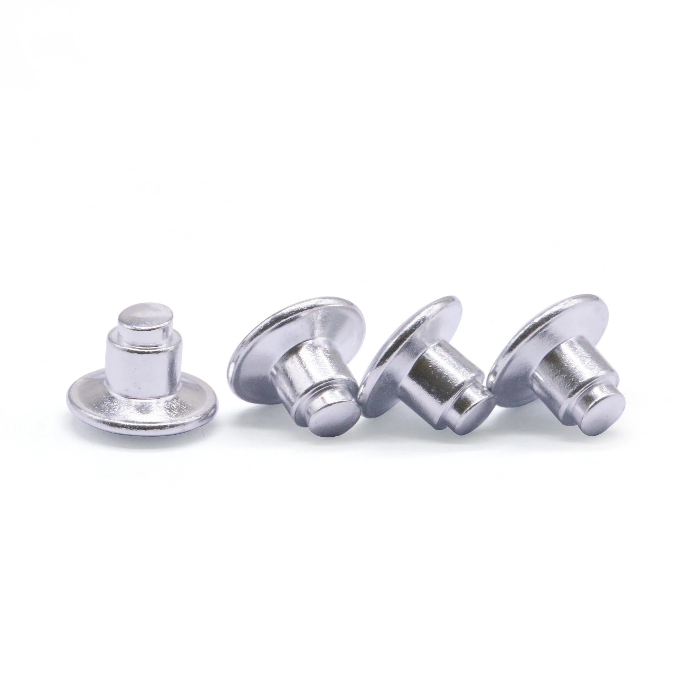China Manufactured Saitong Brand ISO9001 Certified Aluminum Round Head Solid Step Rivets for Industrial Machinery