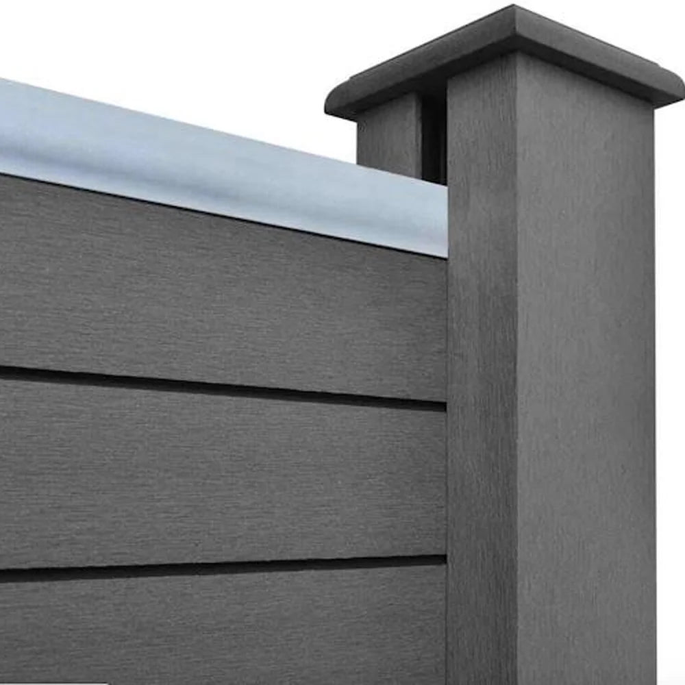 WPC Wall Fence Gate Panel Board Trellis Sets/ Home Garden Buildings Easy Assemble Wood Plastic Composite Fence