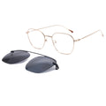 Metal Clip on Sunglasses Fashion Vintage Glasses Frames Ready Stock