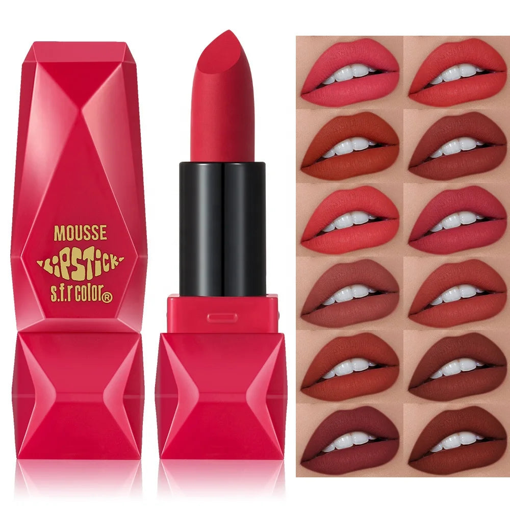 New Arrived Matte Lipstick Long-lasting Waterproof Vegan Lipstick No Stick Cup Lipsticks Wholesale