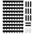No-Dig Easy Install Black Flexible Rectangle Metal Garden Lawn Edging Border with Landscape Edging Stakes