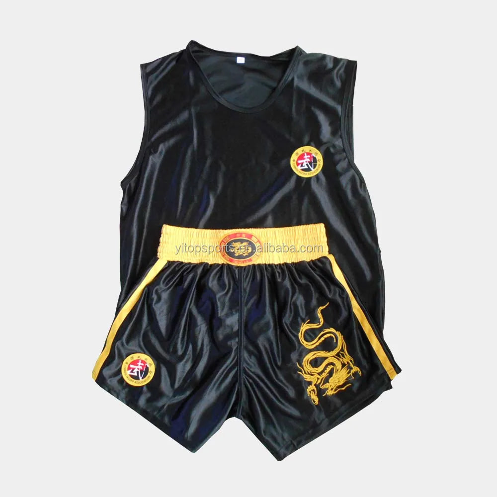 Chinese Custom Martial Arts Sanda Unifrorm Professional  Sanda Costume