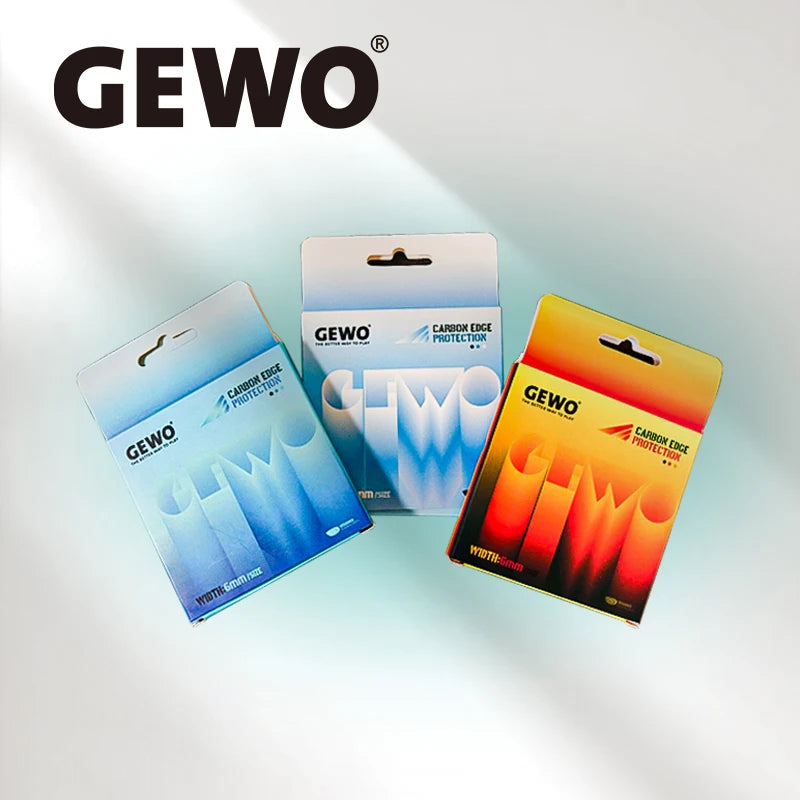 GEWO QC32 Table Tennis Edge Tape Carbon Fibre Professional  Paddle Sticker Ping Pong Accessories Offensive Training