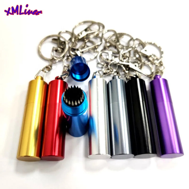 Xmlivet Colorful Metal Keychain Pool Cue Tip Prik/needles Billiard Tip Repairer Tool Billiard Accessories