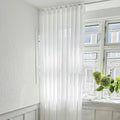 Modern Style Tulle Curtains Vertical Soft Fabric Customizable Features Home Living Room