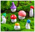 Micro Landscape Decor Ornament Zen Garden Accessories Mini Flowers fairy Gardens Seaweed Succulent Plants Cactus Fruit Mushroom