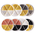 Tiny Steel Caviar Beads for Nail Art 3D Design Multi Sizes Mixed Colors DIY Decoration Supplies for Manicure Stickers Decals