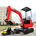 FREE SHIPPING!  Farm Mini Excavator 3.5 Ton EPA Engine Excavators Multifunctional Mini Crawler Digger Small Bagger