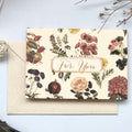 Luxury Gold Foil Paper Greeting Cards Small Business Name Card Wedding Paper Thank You Card