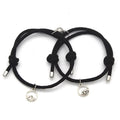 Adjustable Braided Red String Friendship Bracelet Eachother Magnetic Attracting Couple Bracelet