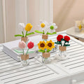 D137 Exquisite Car Decoration Ornament Car Mounted Aromatherapy Handmade Creative Weaving Sunflower