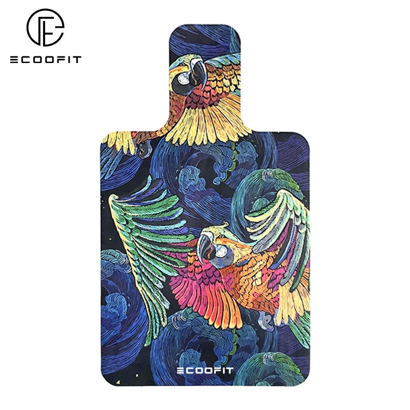 Non-slip Pilates Mats ReformersTowel Pilates Reformer Bed MatParrots Tropical Printed Pilates Hygiene Reformer Mat