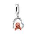 Fit Original Brand Charm Bracelet 925 Sterling Silver I Love You Forever Labrador Dog Bead for Women Memorial Jewelry Making