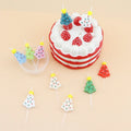 Festival Christmas Tree Birthday Candle Diy Happy Birthday Candle for Cake
