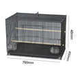 Free Shipping Iron Wire Black Foldable Canary Hanger Tall Decor Jaulas De Cria Para Pajaros Thai Bird Cages