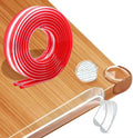 20Ft Clearly Corner Guards with Double-Sided Tape Bumper Strip Baby Proofing Furniture Edges Protectors