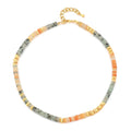 Women Colorful Bohemian Style Natural Stone Jewelry Necklaces for Ladies
