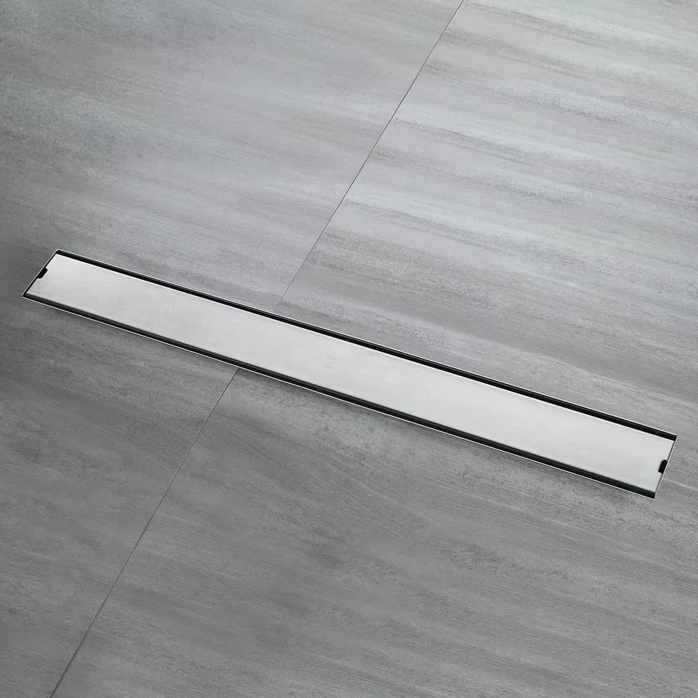 Stainless Steel Shower Invisible Drain Rectangle Bathroom Floor Drain for Home Apartment Use