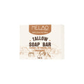 Private Label MELAO Organic Natural Handmade Moisturizing Nourishing Men's Exfoliating Bar Tallow Soap