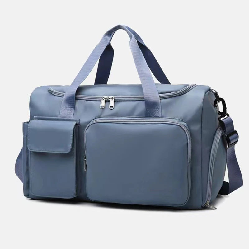 Factory Wholesale Fashion Large Capacity Yoga Duffel Bag Zipper Closure Custom Dry Wet Separation Multi-functional Travel Bag