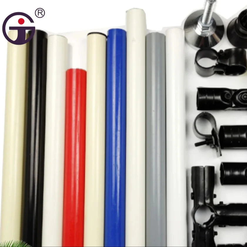 Hardware Lean Pipe with Pipe Fittings for Modular Pipe System Used in Lean Manufacturing