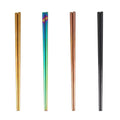 Customized Reusable Gold Chopsticks Titanium Chopsticks Gift Set Wedding