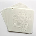 20Psc Christmas Painting Stencils Craft - Reusable Plastic Template for Art Drawing Wood Window Glass Door Car Body