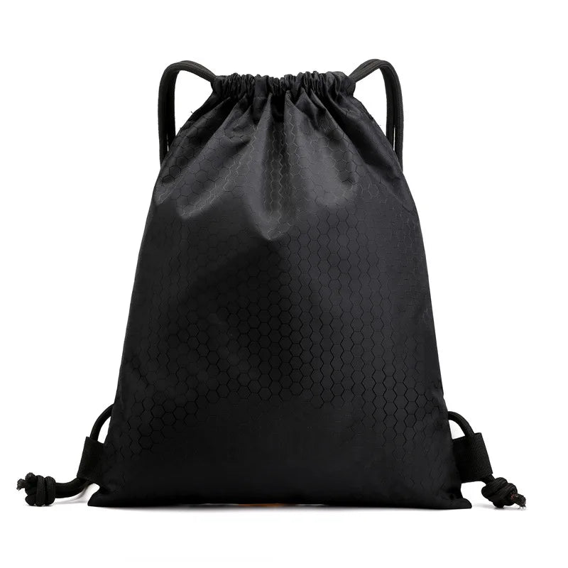Factory Customizable Polyester Nylon Waterproof String Bag Draw String Sport Gym Bag Basketball Drawstring Backpack