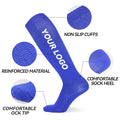 Wholesale Anti-Slip Compression Knee High Long Soccer Socks for Men'S and Women'S Over-The-Knee Long Football Socks