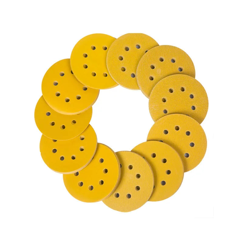 Sandpaper Disc 6 Inches 150 mm Hook and Loop Dry Sandpaper Disc Sanding Disk for Car Body Paint Polishing Similar to 3M Quality