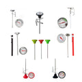 Probe Type Stainless Steel Stem Kitchen Dial Food Baking Milk Coffee Thermometer for Drinks