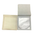 8 X 8 Cm Chinese Genuine 12 k White Gold Leaf for Skin Care Craft Art Baking Food Decoration Candy Drink Gilding Gold Foil