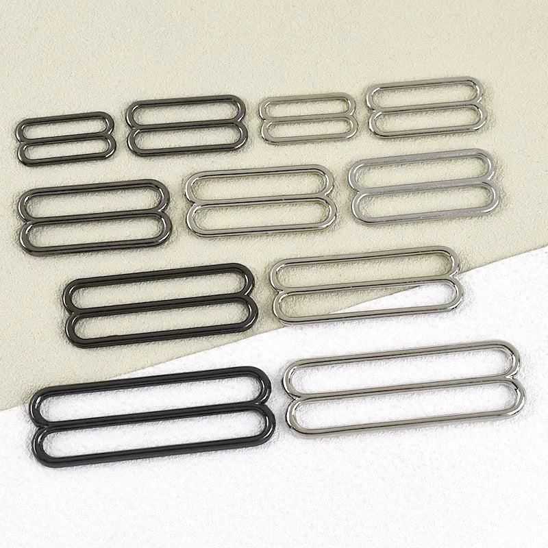 Meetee BF746 50mm Garment Hardware Accessories DIY Handmade Sewing Material Oval Brassiere Swimsuit Adjusting Buckle