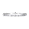 Wholesale S925 Sterling Silver 17cm 18cm 3mm Cubic Zircon Wedding Bridal Easy Wear Tennis Bracelets for Women Jewelry