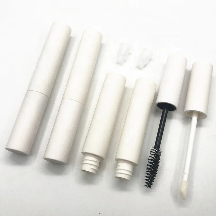 High Quality 10ML White Lip Gloss Liquid Eyeliner Mascara Tube Matte Glossy Empty Tube Makeup Container