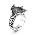 SS8-593R Steel Soldier Mystical Mermaid Men's Ring Vintage Antique Stainless Steel Fashion Jewelry Gift