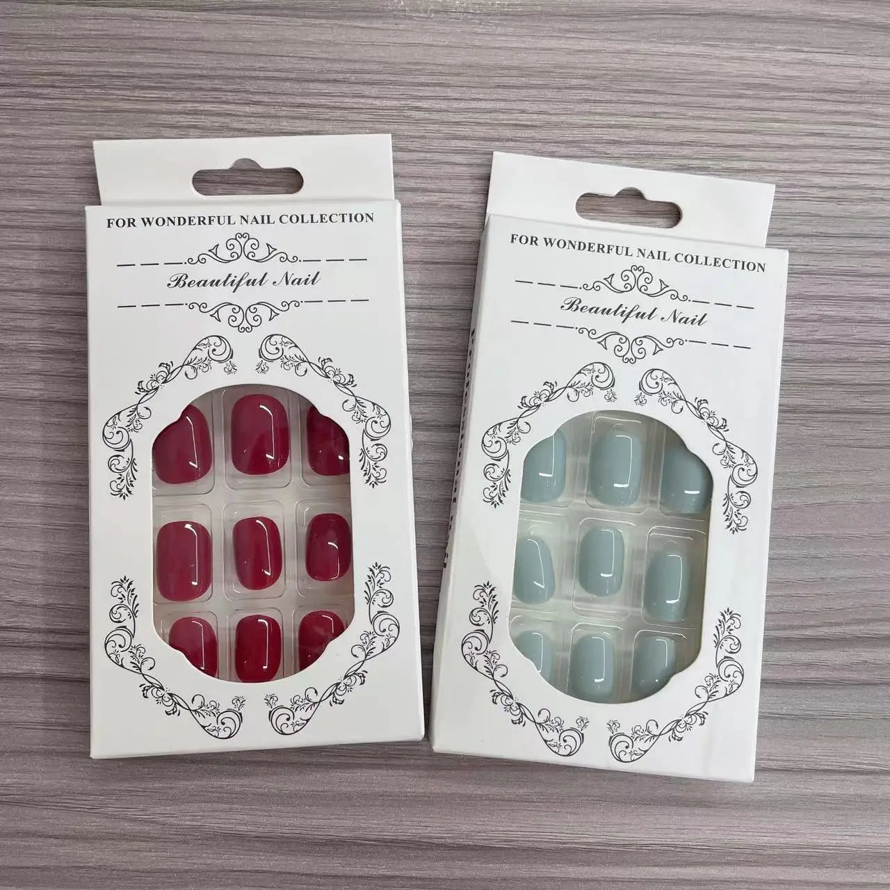 Hot Selling False Nails Art Custom Short Nails Salon Quality Hand Made Acrylic Press on Nails