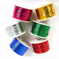Colorful Metallic Twist Ties Wire for Wedding Party Cake Pops Sealing Cello Bags Lollipop Packaging Rope Wire