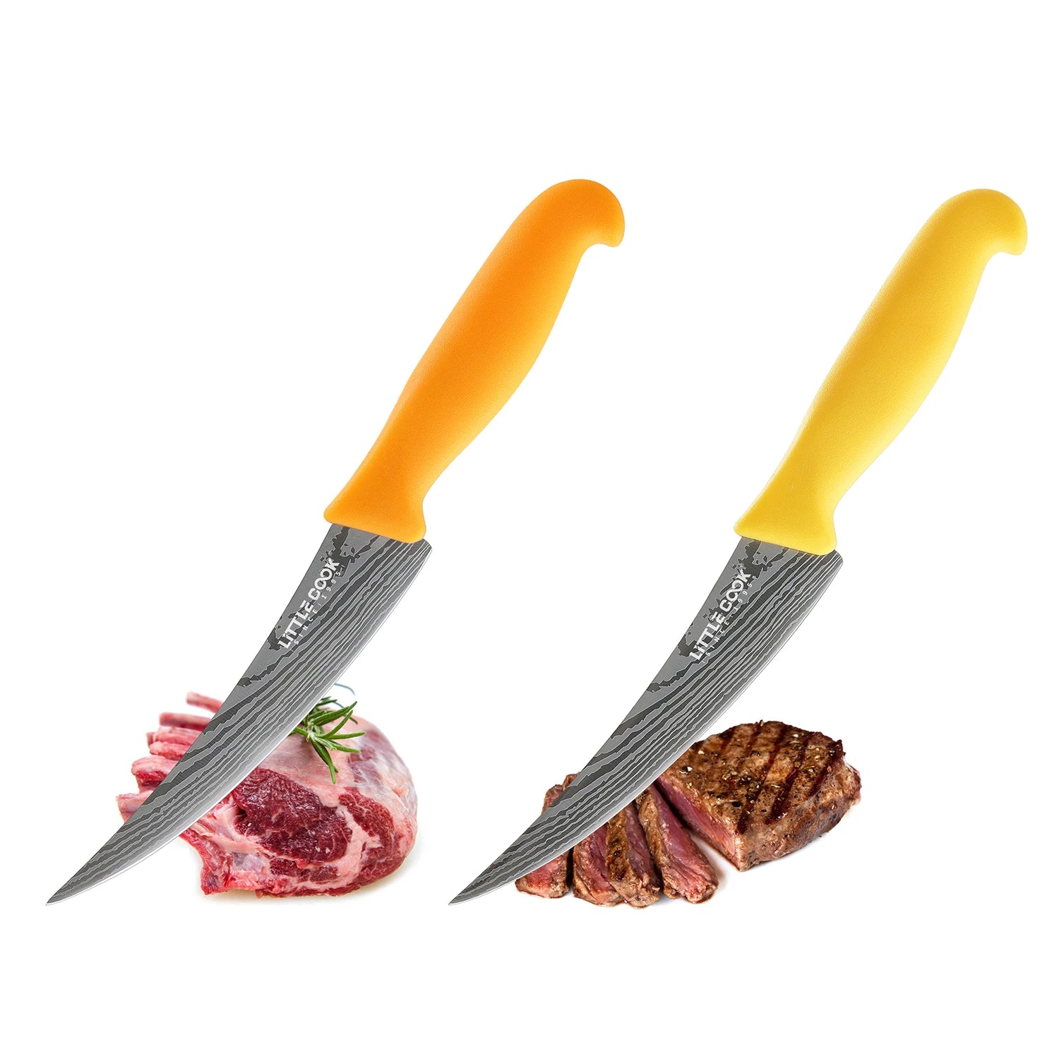 2pcs Stainless Steel Boning Deboning Knife Set for Kitchen Use