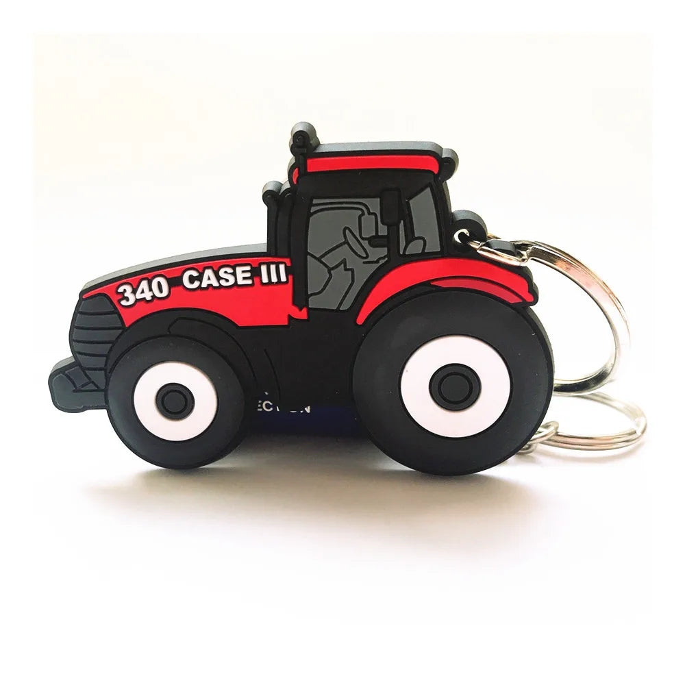 Dongguan Promotion Gifts Custom Truck Keyring PVC Mini Forklift Keychain 3d Custom Car Keychain