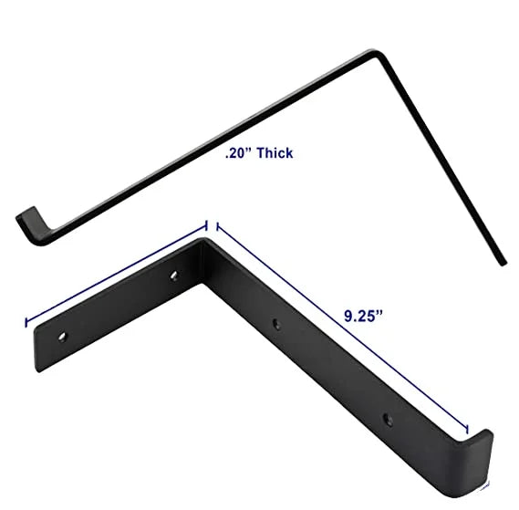 Wall Mounting Metal Brackets Stainless Steel Mounted Straight Bracket Flat Metal Bracket for Wood