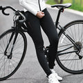 WOSAWE New Arrival Women's Winter High Elasticity Cycling Bib Pants Fleece Road Bike Pants Custom5D Silicone Sponge