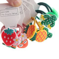 Fashion Fruit Cotton Korean Style Baby Girls Filled Hair Pins Accessories Barrettes Hair Clips for Children Kids