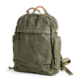 Canvas Vintage Style Outdoor Travel Bag Men's Casual Daypack Cloth Zippered Rucksack Backpack
