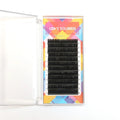 Wholesale Ellipse Flat Natural Black Silk Flat Lashes Bottom Lashes Ellipse Flat Eyelashes Extension