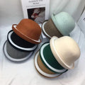 Wholesale Fedora Hats for Women Wool Fisherman Hats Printed Pattern Custom Logo Embroidery Bucket Hats for Adults Outdoor