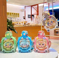 Kids Outdoor Sports Water Bottle Primary School Student Portable Water Bottle Big Capacity Children's Water Bottle with Straw