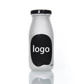 Wholesale 250ml 500ml Custom Logo Clear Round Shaped Cylinder Shape Glass Bottle With Metal Lid