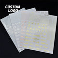Low Moq Custom Gold Foil Daily Weekly Monthly clear Vinyl Planner Stickers Sheet