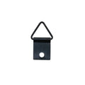 28*13mm Triangular Ring One Hole Metal Iron Plain Black Oxide Eco-friendly Photo Album Picture Frame Hanger Wall Hook Box